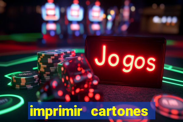 imprimir cartones de bingo